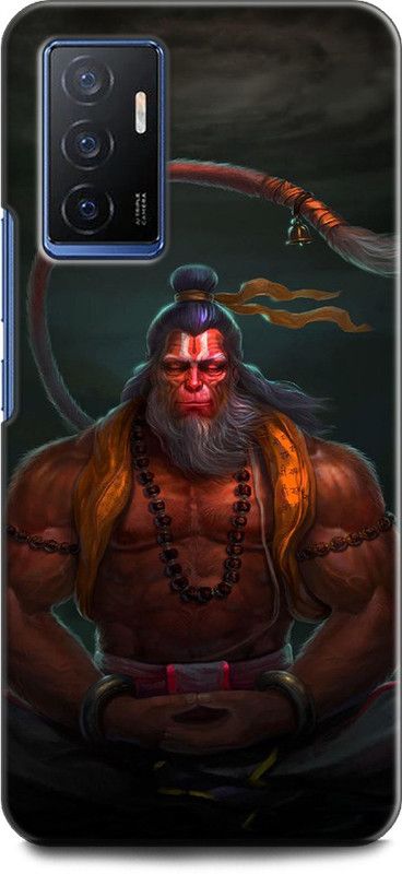 INDICRAFT Back Cover for Vivo V23e, V2126 5G HANUMAN JI , LORD HANUMAN, GOD, BAJRANGBALI  (Multicolor, Shock Proof, Pack of: 1)