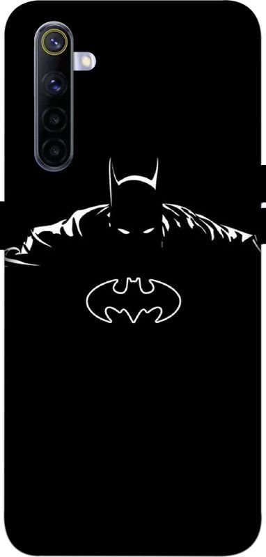 Upshot Back Cover for Realme 6  (Black, Shock Proof, Silicon)