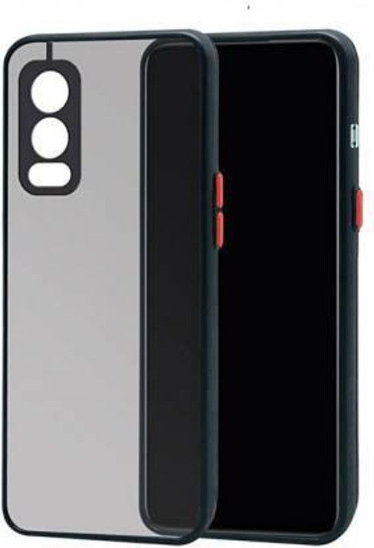 UNIQUE CASES Back Cover for OnePlus Nord 2 5G  (Black, Grip Case)