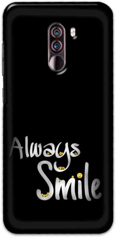 Alve Back Cover for POCO F1  (Black, Pack of: 1)