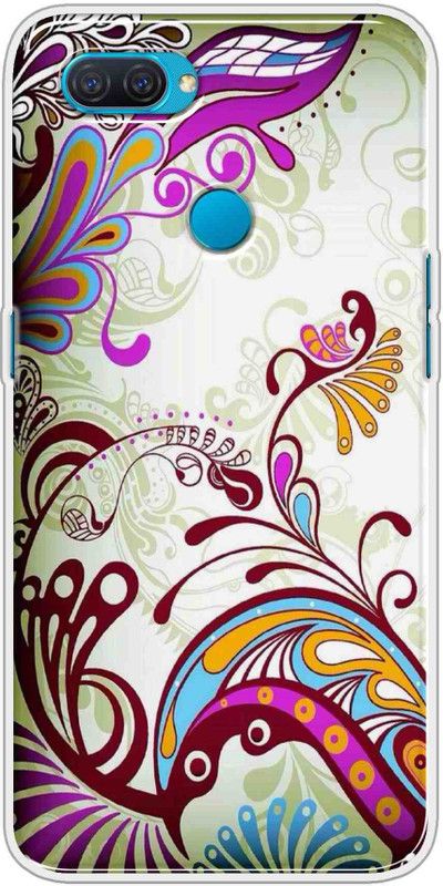 Jaipur Print Hub Back Cover for Oppo A12  (Multicolor, Silicon)
