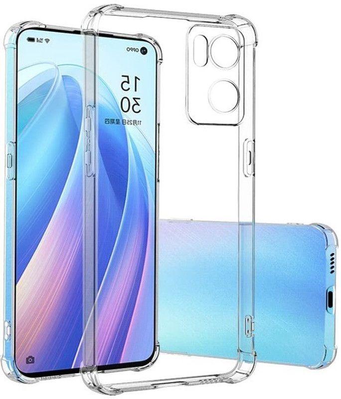INFINITYWORLD Back Cover for OPPO Reno7 5G  (Transparent, Shock Proof, Silicon, Pack of: 1)