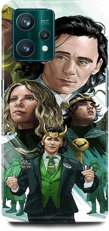 play fast Back Cover for OPPO A76, CPH2375 LOKI, AVENGERS, VILLIAN, WEB, SERIES  (Green, Hard Case)