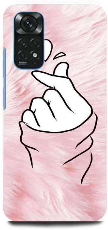 play fast Back Cover for POCO M4 Pro GIRL, HEART, PINK, HAND, TE AMO EN COREANO  (Multicolor, Hard Case, Pack of: 1)