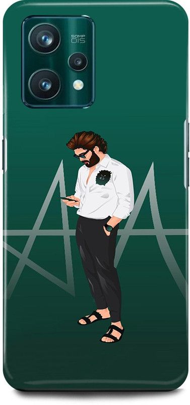 play fast Back Cover for Realme 9 Pro Plus 5G ALLU, ARJUN, SOUTH, HERO, ACTOR, PUSHPA  (Green, Hard Case, Pack of: 1)