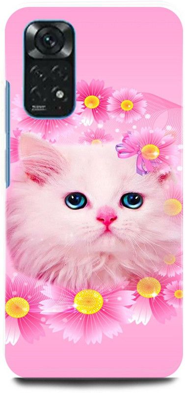 play fast Back Cover for POCO M4 Pro PINK, WHITE, CAT, MEOW  (Pink, Hard Case, Pack of: 1)