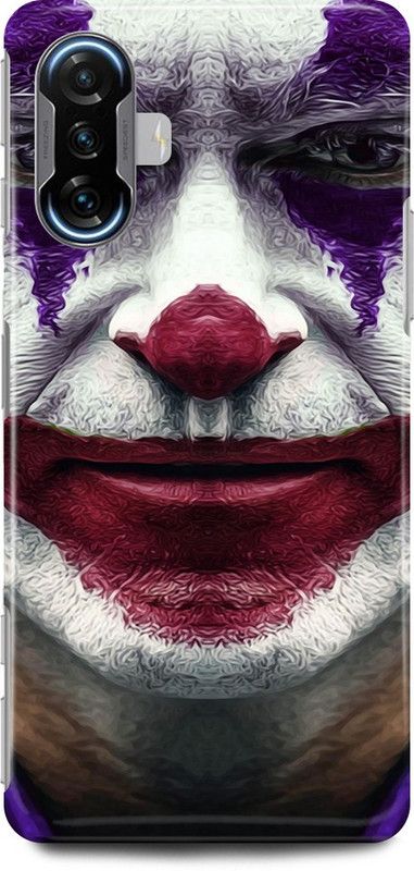 JUGGA Back Cover for POCO F3 GT, NEW, JOKER, ANONYMOUS, BLADE, HACKER, MASK  (Multicolor, Hard Case, Pack of: 1)