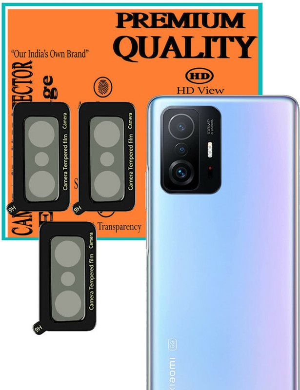 YCHROZE Back Camera Lens Glass Protector for Xiaomi11TPro5G  (Pack of: 3)