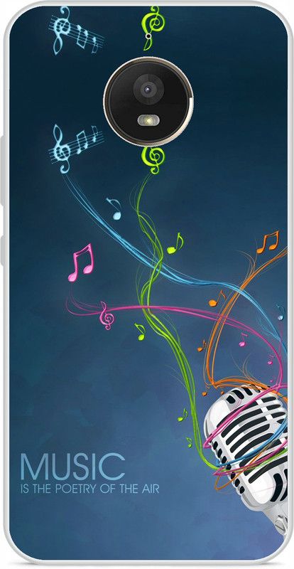 Wellcase Back Cover for Motorola Moto E4 Plus  (Multicolor, Silicon, Pack of: 1)