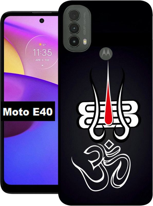 Ghumakkad Back Cover for Moto E40  (Multicolor, Dual Protection, Silicon, Pack of: 1)
