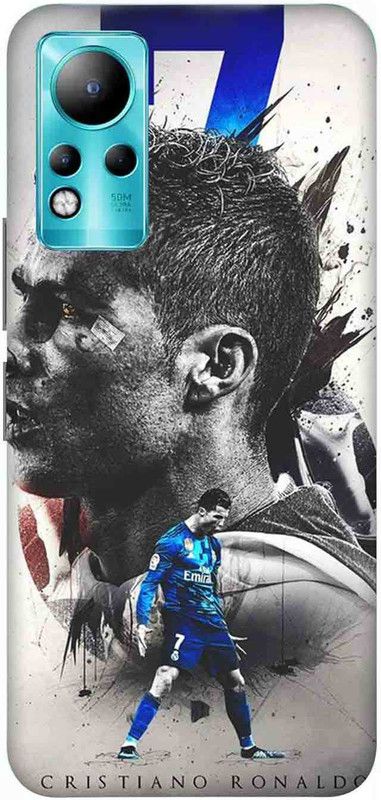 NDCOM Back Cover for Infinix Note 11 Ronaldo Football Printed  (Multicolor, Hard Case, Pack of: 1)