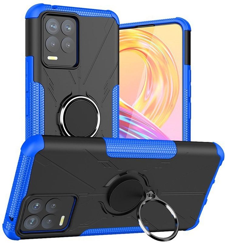 ZIVITE Back Cover for Realme 8 Pro  (Blue, Rugged Armor, Pack of: 1)