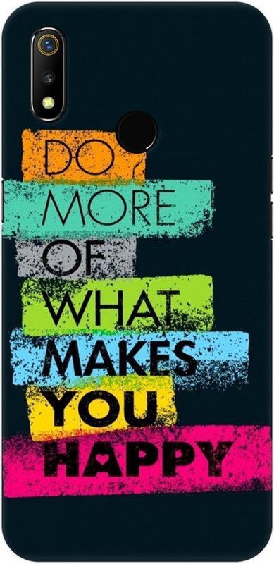 COBIERTAS Back Cover for Realme 3, Realme 3i  (Multicolor)