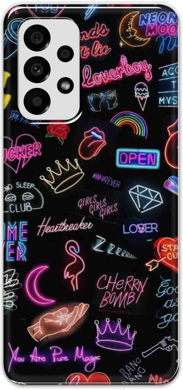 NDCOM Back Cover for Samsung Galaxy A73 5G Friends Don’t Lie Printed  (Multicolor, Hard Case, Pack of: 1)