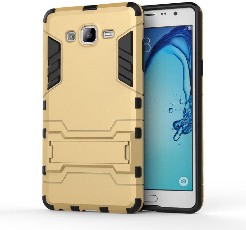 AUTOCASE Back Cover for Samsung SM-J 210 (2016 Adition)  (Gold, Grip Case, Pack of: 1)