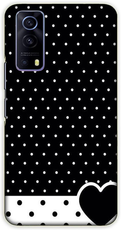 iprinto Back Cover for iQOO Z3, iQOO Z3 5G Love Back Cover  (Black, Hard Case)