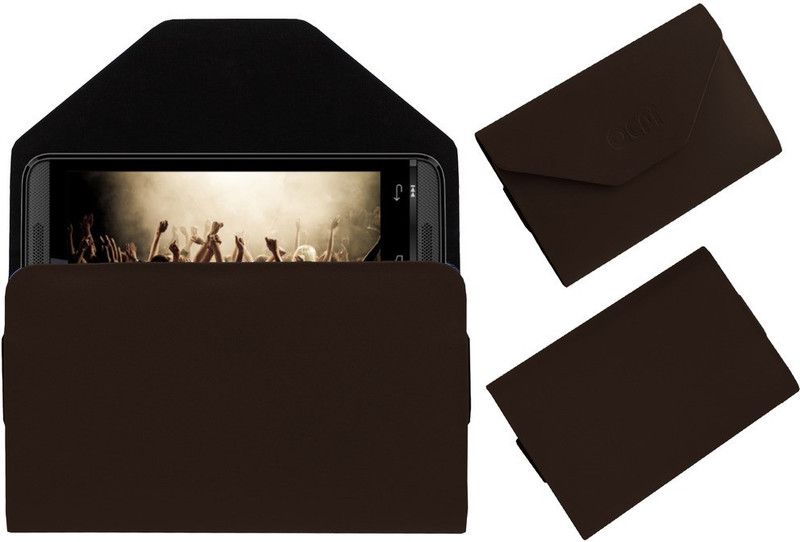 ACM Pouch for Micromax Bolt AD4500  (Brown, Cases with Holder, Pack of: 1)
