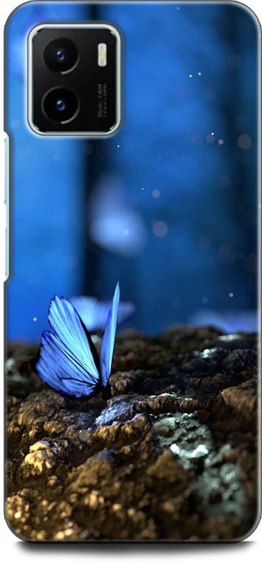 WallCraft Back Cover for Vivo Y15s, V2120 BUTTERFLY, BLUE, GLITTER, UNICORN, GALAXY, TEXTURE  (Multicolor, Dual Protection, Pack of: 1)