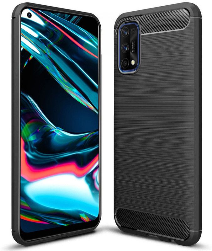 Flipkart SmartBuy Back Cover for Realme 7 Pro  (Black, Rugged Armor, Pack of: 1)