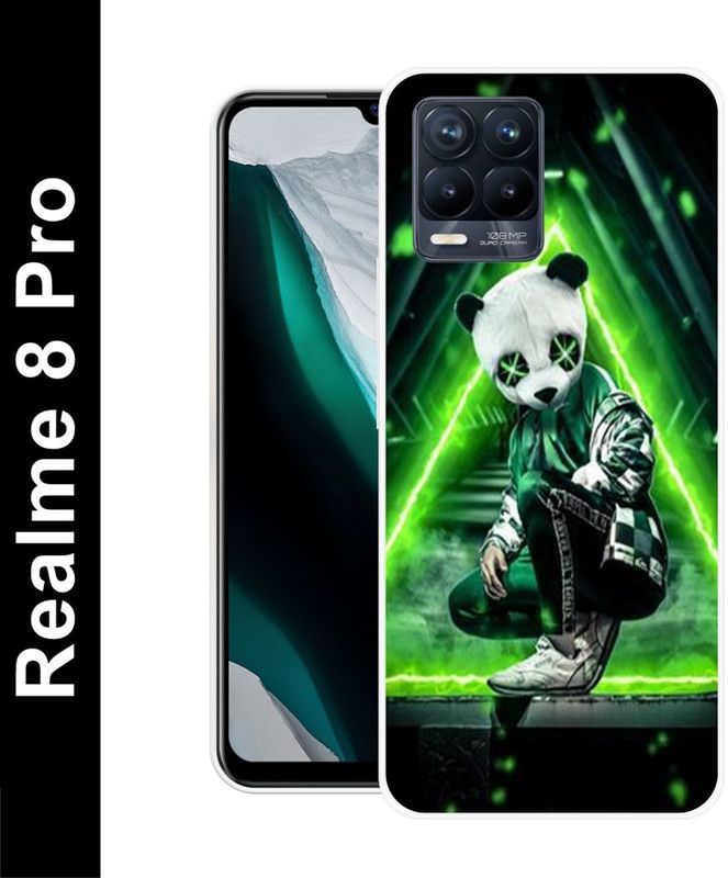 Aabra Back Cover for Realme 8 Pro, Realme 8  (Multicolor, Flexible, Silicon, Pack of: 1)