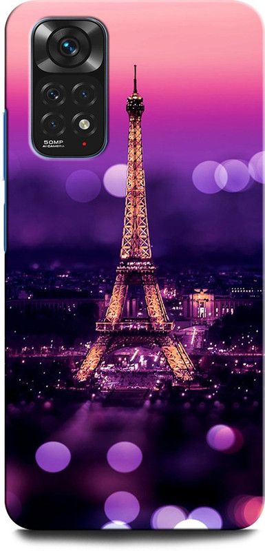 INTELLIZE Back Cover for Redmi Note 11 EIFFELTOWER, PARIS, HEARTS, LOVE, COLORFUL, GALAXY  (Multicolor, Hard Case, Pack of: 1)
