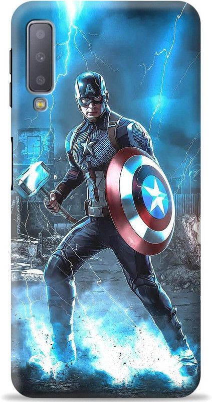 Swagr Back Cover for Samsung Galaxy A7 2018 Edition  (Blue, Shock Proof, Pack of: 1)