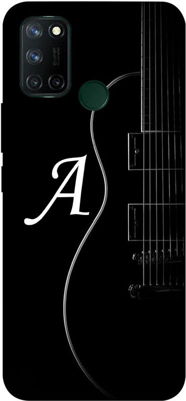 A1 Prints Back Cover for Realme 7i  (Black, Hard Case)