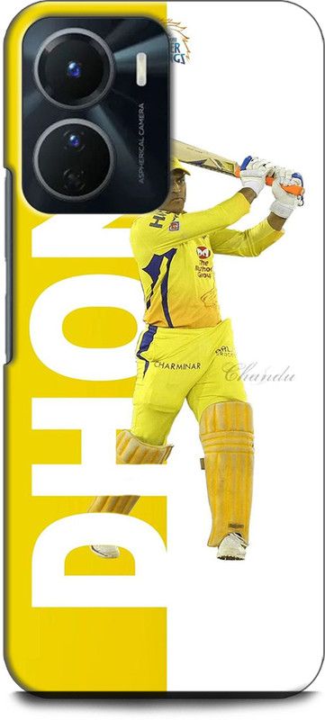 Dronk Back Cover for Vivo Y16 MS DHONI, MAHENDRA SINGH DHONI, INDIA, CRICKET, SPORTS  (Multicolor, Dual Protection, Pack of: 1)