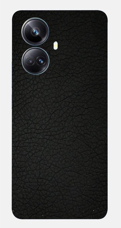 AsSkin Realme 10 Pro Plus, realme 10 pro plus Mobile Skin  (Ultra Black Leather High Gloss Finish).)
