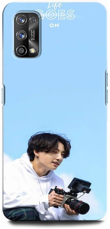 INTELLIZE Back Cover for Realme 7 Pro RMX2170 BTS, V, JUNGBOOK, JIMIN, JIN, BTS ARMY, SINGER, BOY BAND  (Multicolor, Hard Case, Pack of: 1)