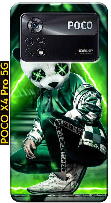Rockerspot Back Cover for Poco X4 Pro 5G 2666  (Multicolor, Matte Finish, Silicon, Pack of: 1)