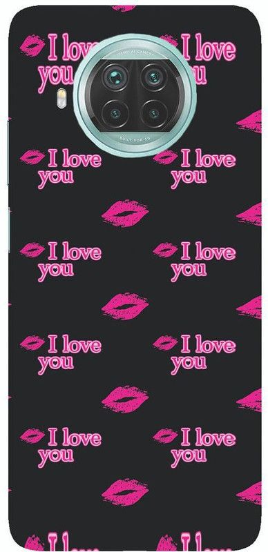 KIZIN Back Cover for Mi 10i, Mi 10i 5G  (Black, Pink)