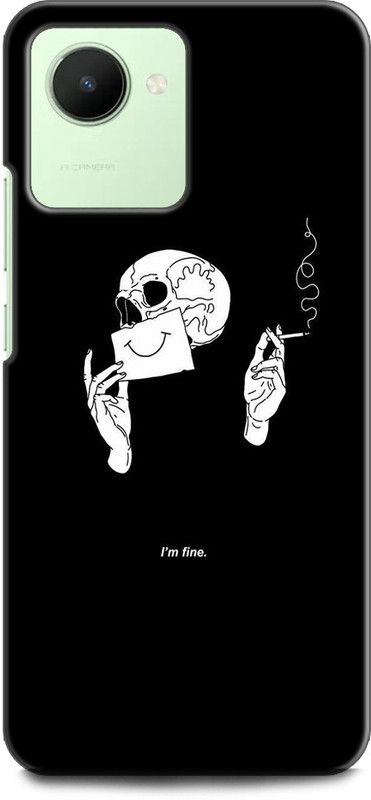 WallCraft Back Cover for Realme C30s, RMX3690 PUNISHER, SKULL, MONSTER, ANGRY, HORRAR, FUNNY  (Multicolor, Dual Protection, Pack of: 1)