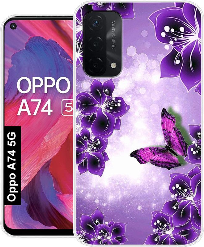 Coolcase Back Cover for OPPO A74 5G, OPPO A74 5G Back Cover  (Multicolor, Grip Case, Silicon)