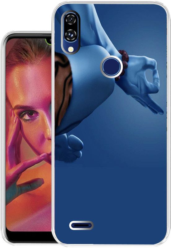 Case Club Back Cover for Gionee F10  (Blue, Grip Case, Silicon, Pack of: 1)
