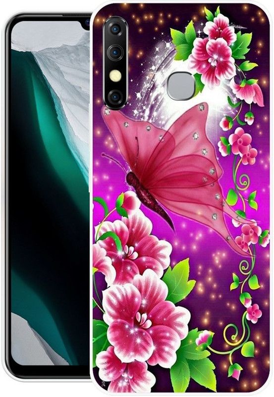 MUSKAY Back Cover for Infinix Hot 8  (Multicolor, Grip Case, Silicon, Pack of: 1)