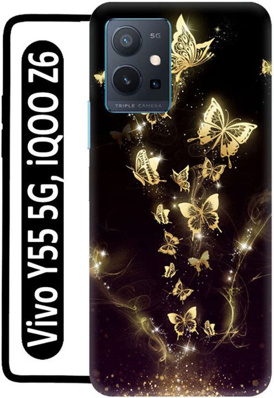 LEEMARA Back Cover for iQOO Z6 5G, Vivo Y55 5G  (Multicolor, Hard Case, Pack of: 1)