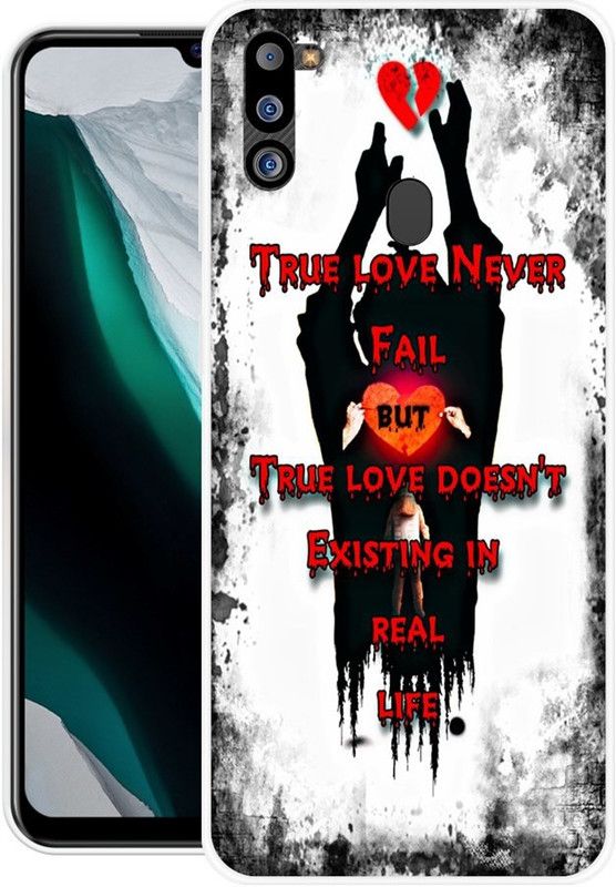 SIMAWAT Back Cover for Samsung Galaxy M21 2021  (Multicolor, Grip Case, Silicon)