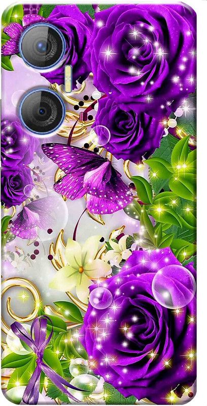 Sheorano Back Cover for Tecno POVA Neo 5G/ Tecno Pova Neo 2787  (Orange, Flexible, Silicon, Pack of: 1)