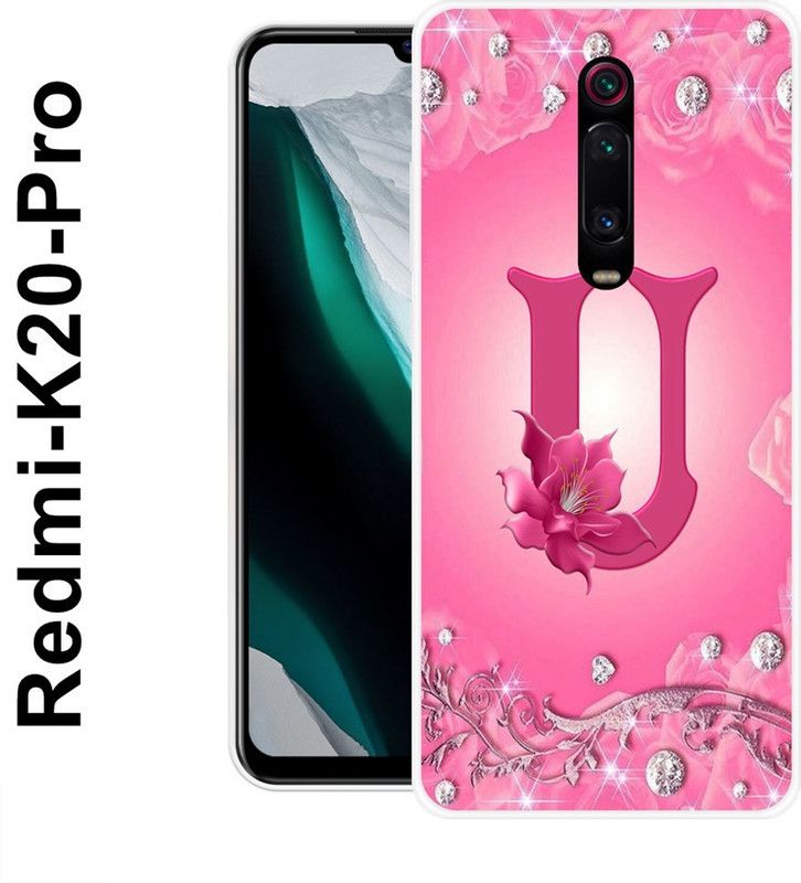 SUPERCASE Back Cover for Redmi K20 Pro  (Pink, White, Grip Case, Silicon)