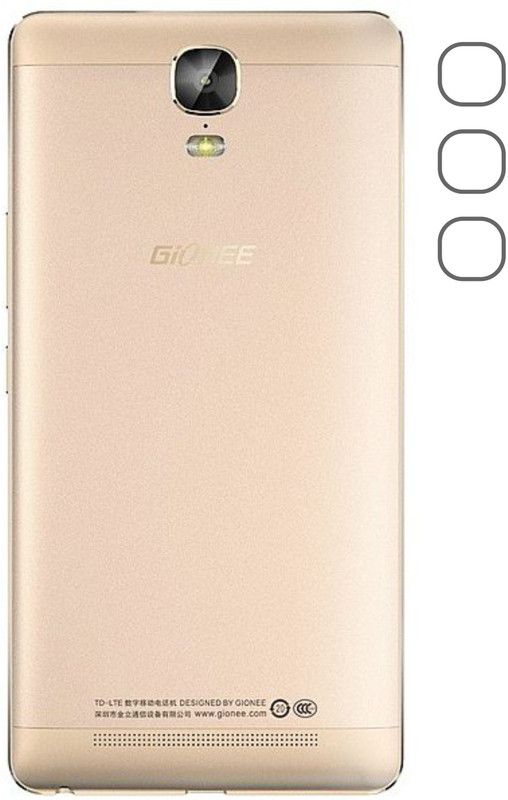 CHAMBU Back Camera Lens Glass Protector for Gionee Marathon M5 Plus  (Pack of: 3)