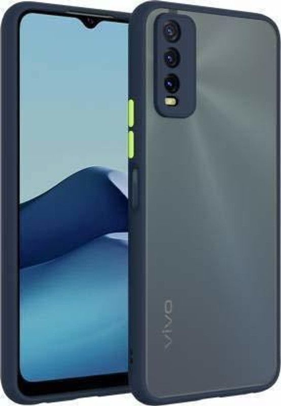 Micvir Back Cover for Vivo Y20, Vivo Y20i, Vivo Y20A, Vivo Y20G, Vivo Y20T, Vivo Y12s, Vivo Y12G  (Blue, Pack of: 1)