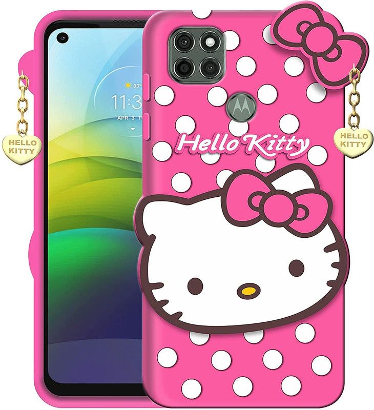 Coverage Back Cover for Motorola Moto G9 Power  (Pink, Flexible, Silicon, Pack of: 1)