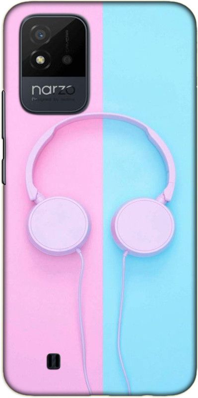 iprinto Back Cover for Realme Narzo 50i , RMX3231 Music Lovers Back Cover  (Pink, Hard Case)