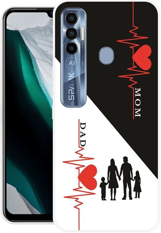 Vaultcase Back Cover for Tecno Spark 7 Pro  (Multicolor, Dual Protection, Silicon, Pack of: 1)