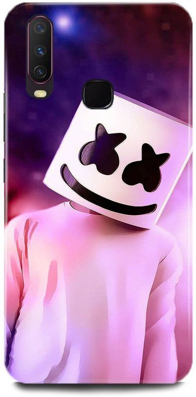 play fast Back Cover for Vivo Y17/1902 MARSHMELLO PRINTED  (Multicolor, Hard Case, Pack of: 1)