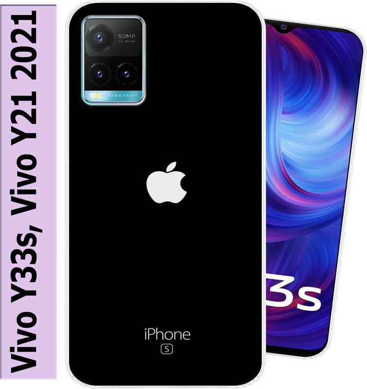 Hostprint Back Cover for Vivo Y33s, Vivo Y21 2021  (Multicolor, Flexible, Silicon, Pack of: 1)