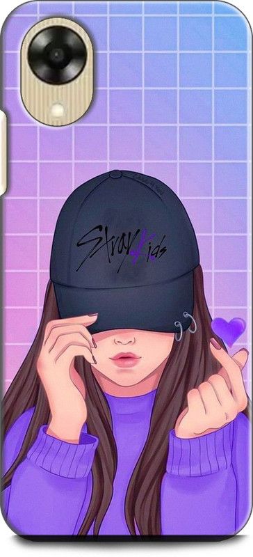 WallCraft Back Cover for OPPO A17K, CPH2471 HEARTBEAT, BTS, BANGTAN, BEAT, HEART, KPOP  (Multicolor, Dual Protection, Pack of: 1)