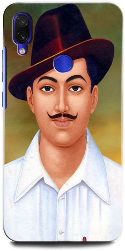 INTELLIZE Back Cover for Redmi Note 7 MZB7263IN BHAGAT SINGH, FREEDOM FIGHTER, INDIAN, NATIONAL, INQLAB JINDABAD  (Multicolor, Hard Case, Pack of: 1)