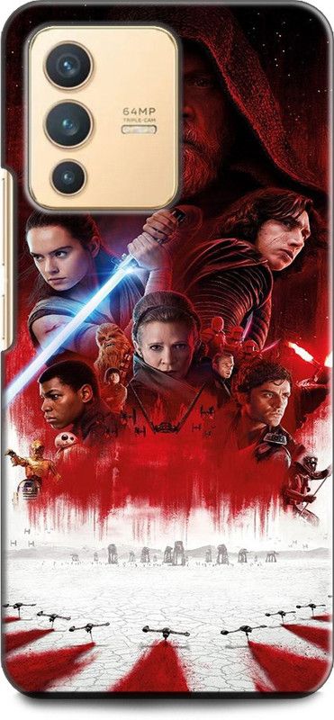Wall Art Back Cover for Vivo V23 PRO (5G) Star Wars, Cool  (Multicolor, Dual Protection, Pack of: 1)